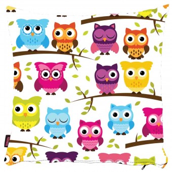 Baykuş Yastık Kılıfı-4